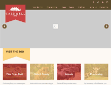 Tablet Screenshot of caldwellzoo.org